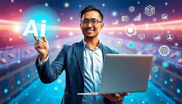 Digital entrepreneur launching GPT-powered apps for business growth